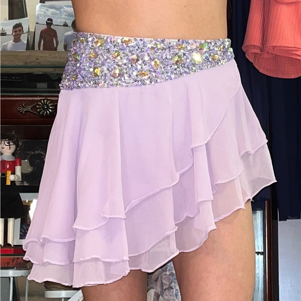 COMPETITIVE DANCE LYRICAL SOLO COSTUME CHILD MEDIUM GLAMOUR